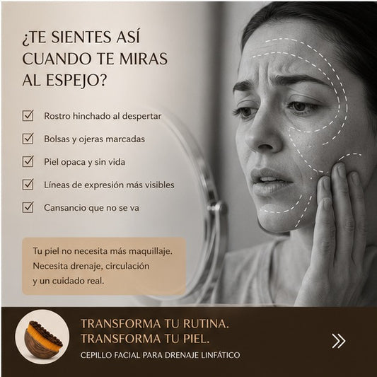 Cepillo Facial para drenaje linfático