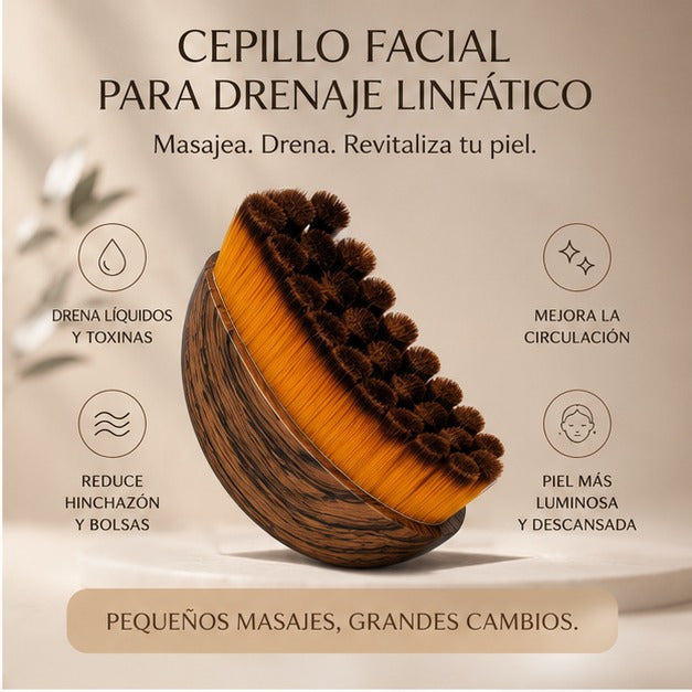 Cepillo Facial para drenaje linfático