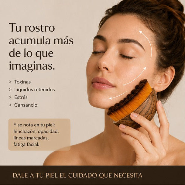 Cepillo Facial para drenaje linfático